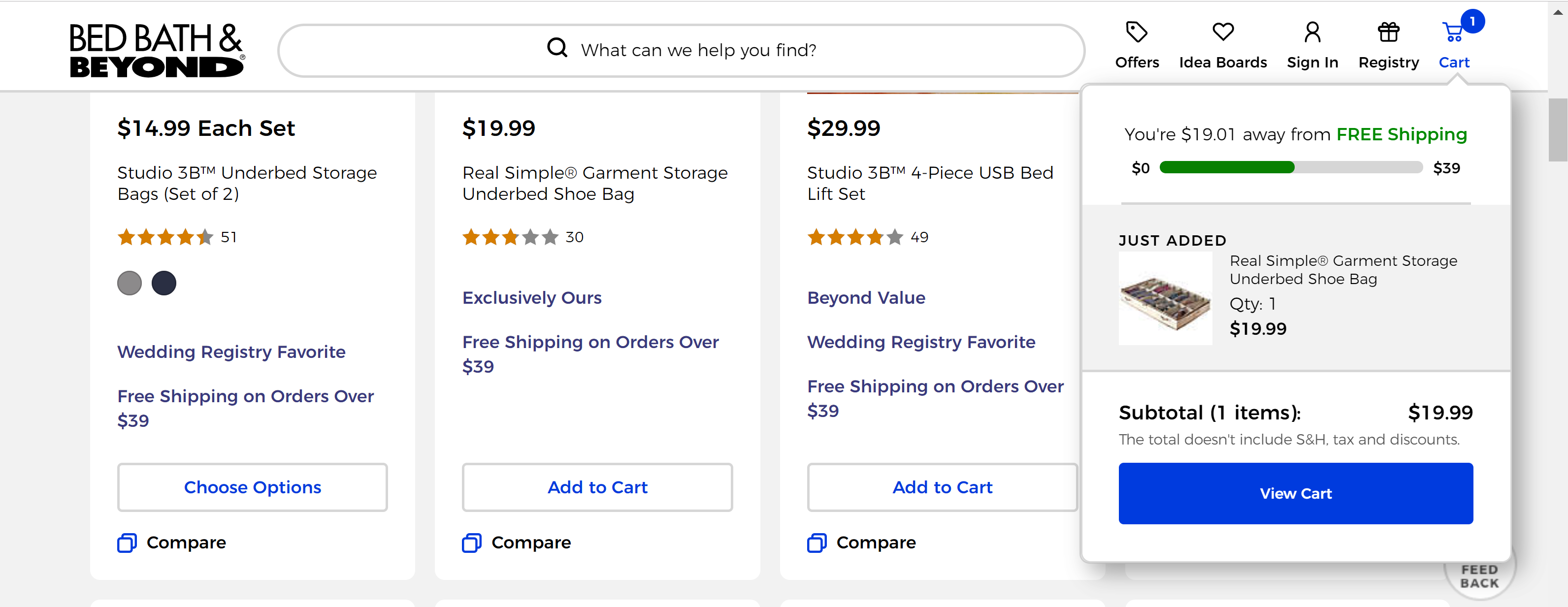 Shopping cart design best practices